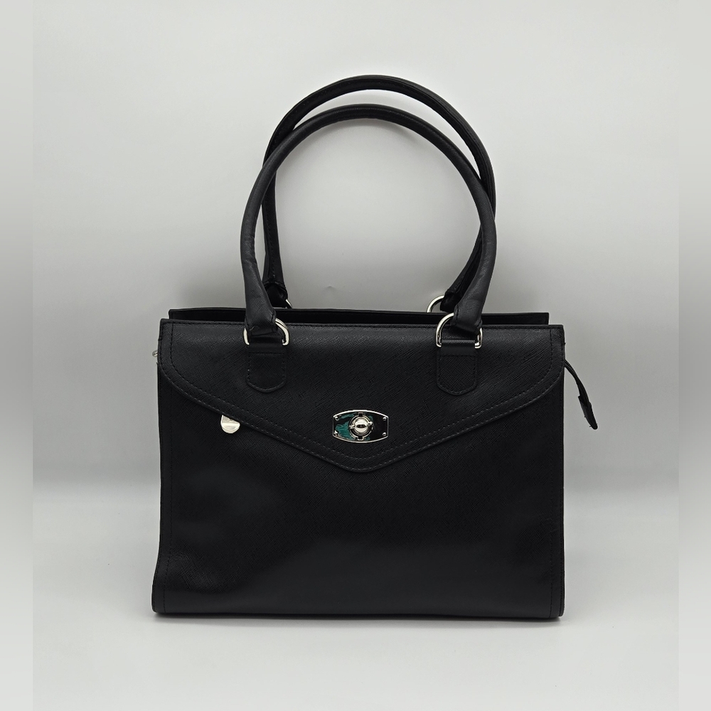 Elegant Louvier Black Shoulder Bag